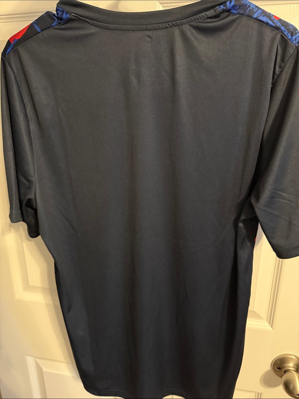Men's Graphic Jersey - Navy Blue & Red - Picture 4 of 4